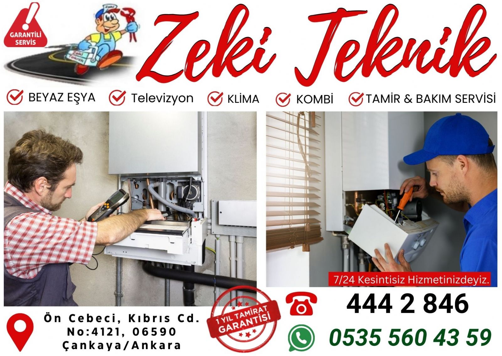 cebeci kombi servisi
